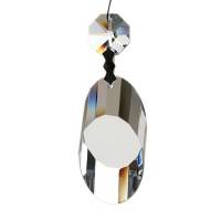 Kristall Säule schräg Design: geklipt, mit Oktago, 2x3 cm Kristall Säule schräg Design: geklipt, mit Oktago, 2x3 cm