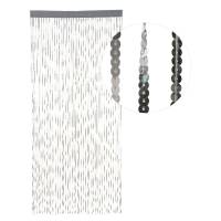 Türvorhang SILBER aus PAILETTEN, 90 cm x 200 cm Türvorhang SILBER aus PAILETTEN, 90 cm x 200 cm