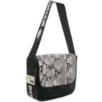 Messenger Bag BIG PROVOKED 38x30 Pythonoptik,Plane schwarz Messenger Bag BIG PROVOKED 38x30 Pythonoptik,Plane schwarz