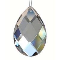 Bleikristall, Netzmandel Rautensschliff 50x31 mm Bleikristall, Netzmandel Rautensschliff 50x31 mm