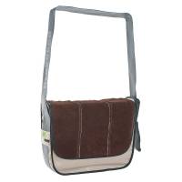 Messenger Bag BIG PROVOKED 38x30 Kuhfell braun, Plane beige Messenger Bag BIG PROVOKED 38x30 Kuhfell braun, Plane beige