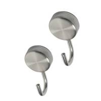 2 extra starke Magnethaken aus Edelstahl mit anti-rutsch Silikon, Ø: 26,5 mm, Handtuchhaken, Wandhak 2 extra starke Magnethaken aus Edelstahl mit anti-rutsch Silikon, Ø: 26,5 mm, Handtuchhaken, Wandhak