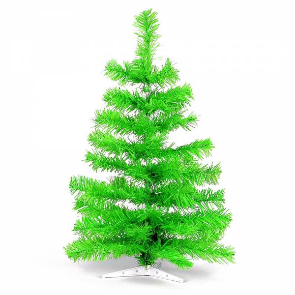 Künstlicher Weihnachtsbaum, farbiger Tannenbaum HELLGRÜN - 30 cm, 60 cm ,90 cm, 120 cm, 180 cm, 240 