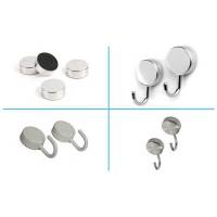 Starke Magnete und Magnethaken für Küche und Büro, verschiedene Ausführungen Starke Magnete und Magnethaken für Küche und Büro, verschiedene Ausführungen