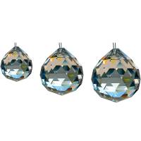 Bleikristall Kugel Dreiecksschliff 3er Set in 20 mm, 30 mm,40 mm oder 1 Stück 50mm Bleikristall Kugel Dreiecksschliff 3er Set in 20 mm, 30 mm,40 mm oder 1 Stück 50mm