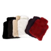 Hochwertige Wärmflaschenhülle aus Echtfell, kuschelig, weich und warm, verschiedene Farben Hochwertige Wärmflaschenhülle aus Echtfell, kuschelig, weich und warm, verschiedene Farben