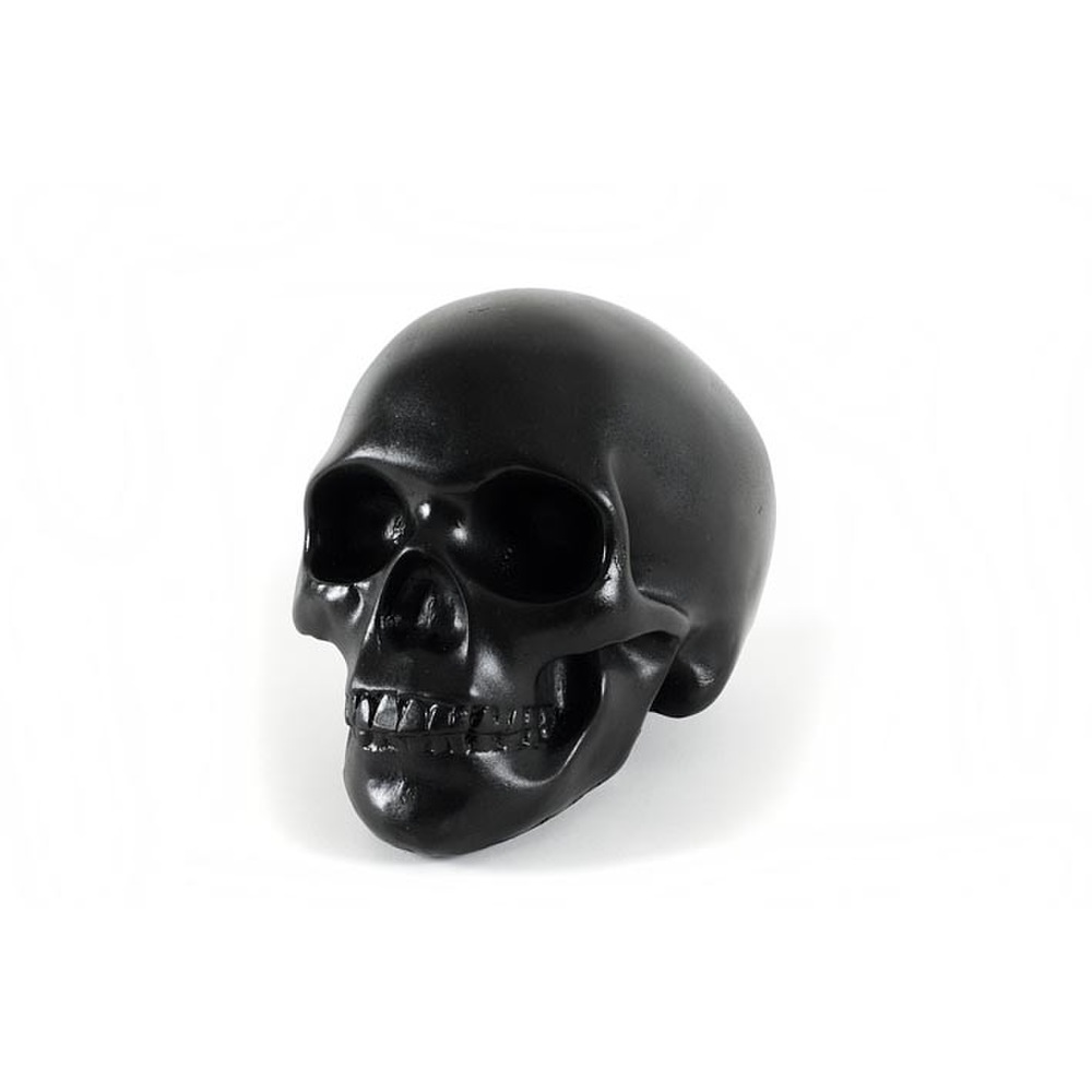 Totenkopf Silber Metallic Spardose Design Skull Heavy Metall Design 